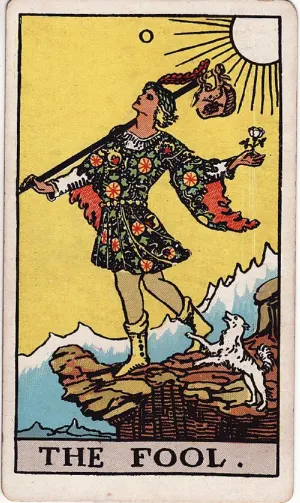 De Dwaas, Rider-Waite-Smith tarot