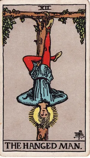 De Gehangene, Rider-Waite-Smith tarot
