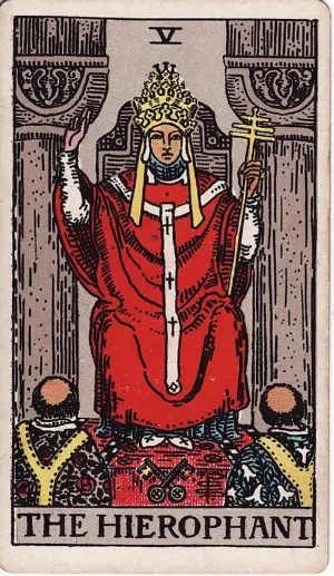 De Hogepriester, Rider-Waite-Smith tarot