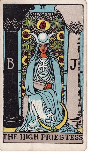 De Hogepriesteres, Rider-Waite-Smith tarot