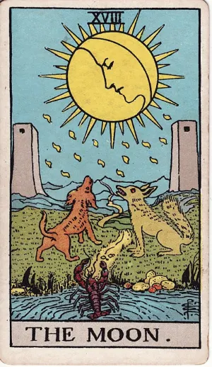 De Maan, Rider-Waite-Smith tarot