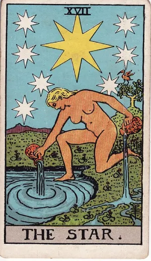De Ster, Rider-Waite-Smith tarot