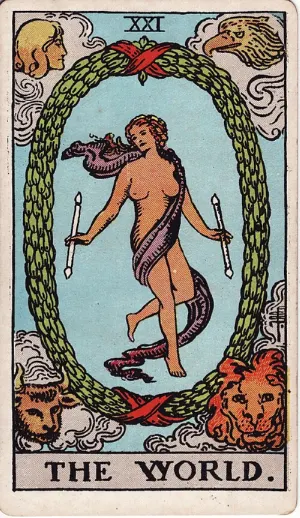 De Wereld, Rider-Waite-Smith tarot