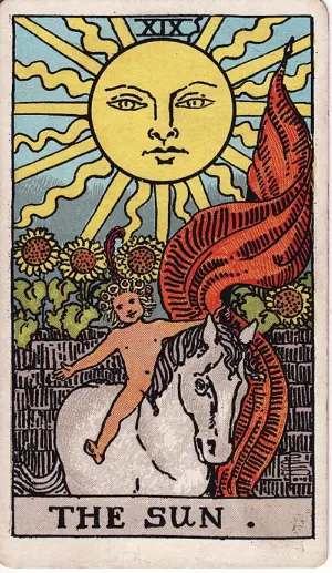 De Zon, Rider-Waite-Smith tarot