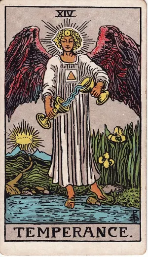 Gematigdheid, Rider-Waite-Smith tarot