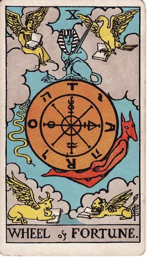 Het Rad van Fortuin, Rider-Waite-Smith tarot