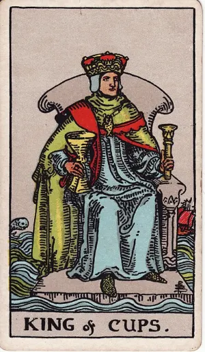 Koning van Bekers, Rider-Waite-Smith tarot