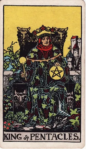 Koning van Pentakels, Rider-Waite-Smith tarot