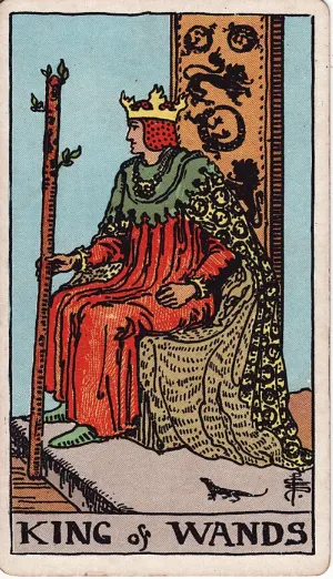 Koning van Staven, Rider-Waite-Smith tarot