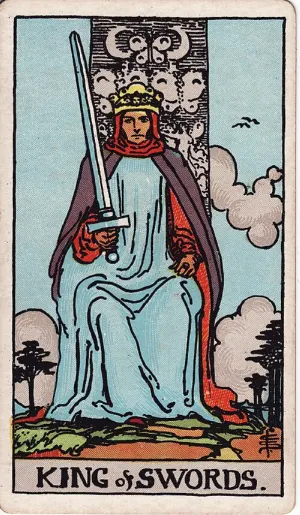 Koning van Zwaarden, Rider-Waite-Smith tarot