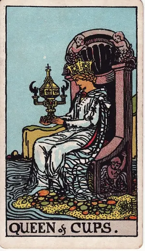 Koningin van Bekers, Rider-Waite-Smith tarot