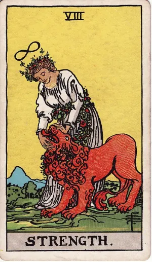 Kracht, Rider-Waite-Smith tarot