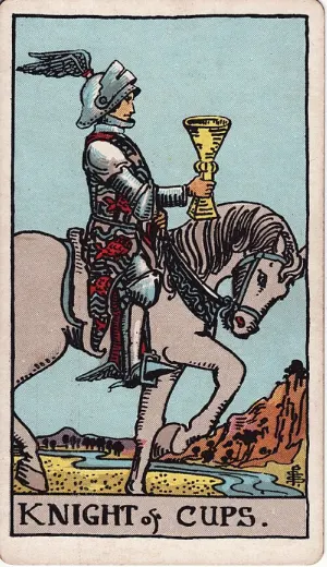 Ridder van Bekers, Rider-Waite-Smith tarot