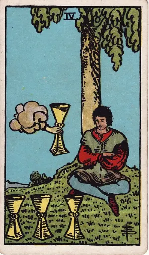 Vier van Bekers, Rider-Waite-Smith tarot